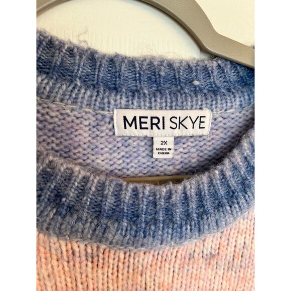 Meri Skye "Hannah" Fuzzy Sweater - size 2X - G17 - Picture 4 of 5